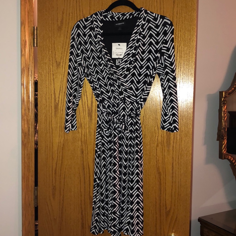 Liz Claiborne Career, faux wrap dress.